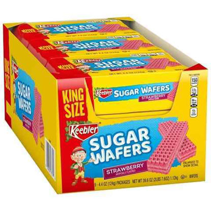 Picture of KEEBLER STRAWBERRY SUGAR WAFERS KING SIZE 4.4OZ 9CT