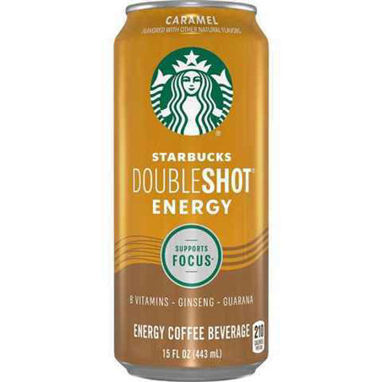 Picture of STARBUCKS DOUBLESHOT ENERGY COFFEE CARAMEL 15OZ 12CT