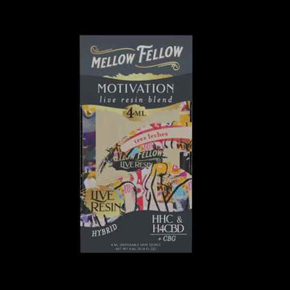 Picture of MELLOW FELLOW TRES LECHES HYBRID MOTIVATION BLEND LIVE RESIN DISPOSABLE 4ML