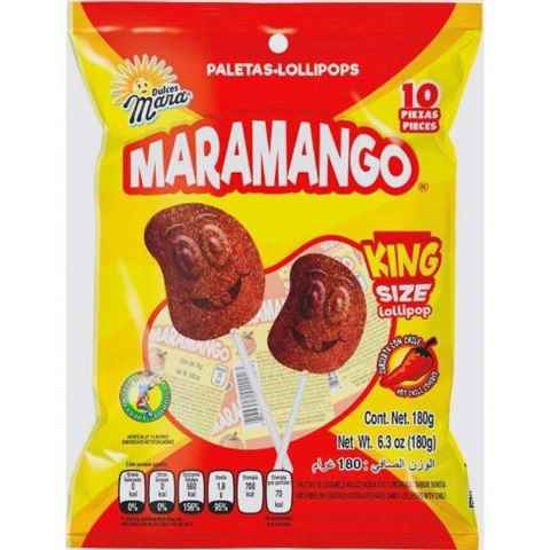 Picture of DULCE MARA MARAMANGO LOLLIPOPS KING SIZE 10CT