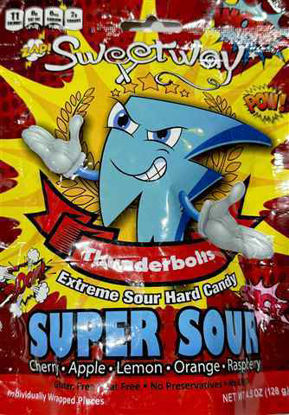 Picture of SWEETWAY THUNDERBOLTS SUPER SOUR CANDY 4.5OZ