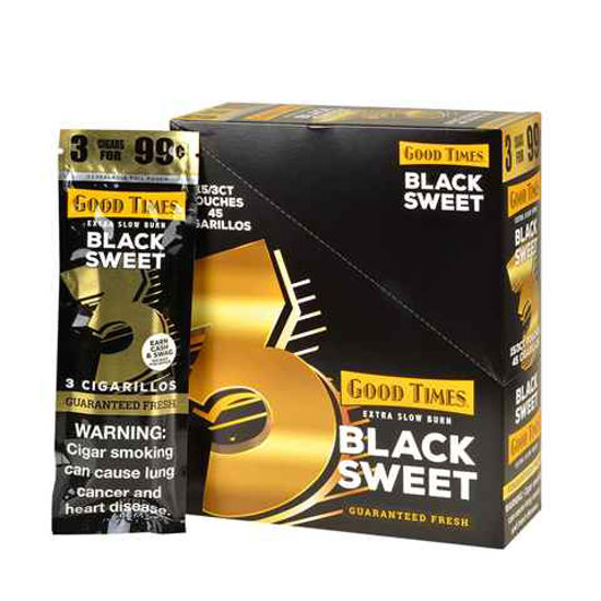 Picture of GOOD TIMES BLACK SWEET 3 FOR.99 3PK 15CT