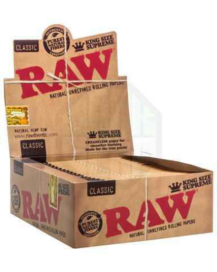 Picture of RAW CLASSIC ROLLING PAPER KING SIZE 24CT