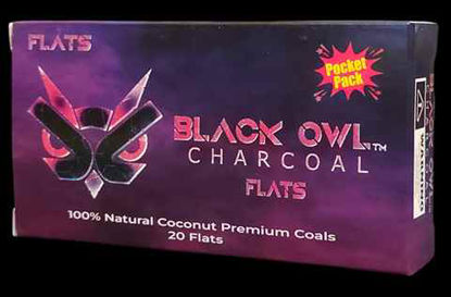 Picture of BLACK OWL CHARCOAL FLATS 20CT