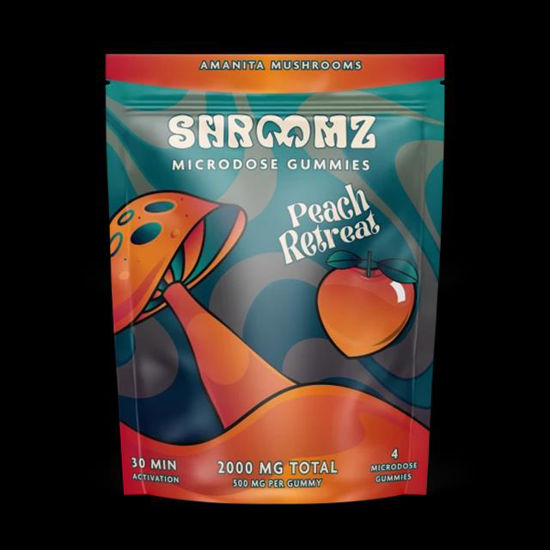 Picture of SHROOMZ GUMMIES PEACH RETREAT 500MG 4CT