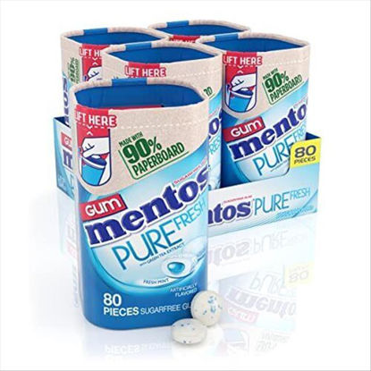 Picture of MENTOS GUM PURE FRESH FRESHMINT 80CT 4PK