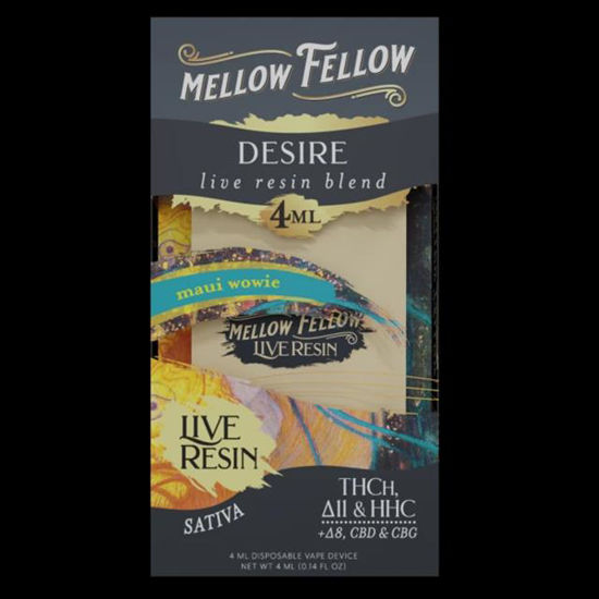 Picture of MELLOW FELLOW MAUI WOWIE SATIVA DESIRE BLEND LIVE RESIN 4ML