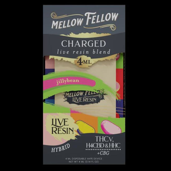 Picture of MELLOW FELLOW JILLY BEAN HYBRID CHARGED BLEND LIVE RESIN 4ML