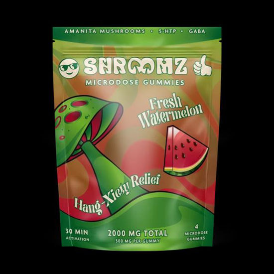 Picture of SHROOMZ GUMMIES HANGIEXTY WATERMELON 500MG 4CT