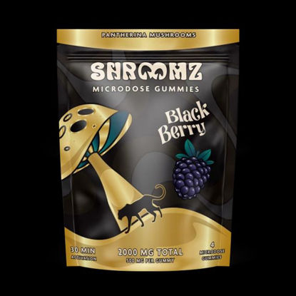 Picture of SHROOMZ GUMMIES BLACK BERRY PATHERINA 500MG 4CT