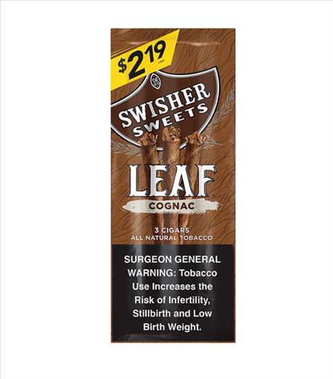 Picture of SWISHER SWEETS LEAF COGNAC 3 FOR 2.19