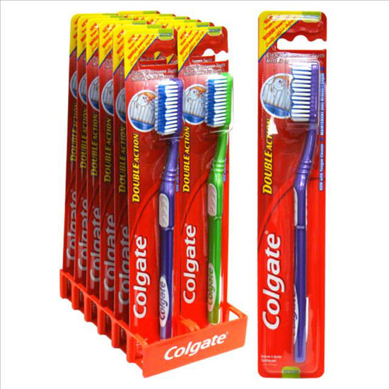 Picture of COLGATE DOUBLE ACTION TOOTHBRUSH MEDIUM 12CT
