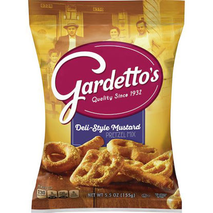 Picture of GARDETTOS DELI STYLE MUSTARD PRETZEL 5.5OZ