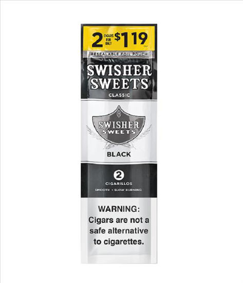 Picture of SWISHER SWEETS BLACK 2 FOR 1.19 30CT 2PK