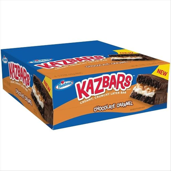 Picture of HOSTESS KAZBARS CHOCOLATE CARAMEL 2.75 OZ 8CT