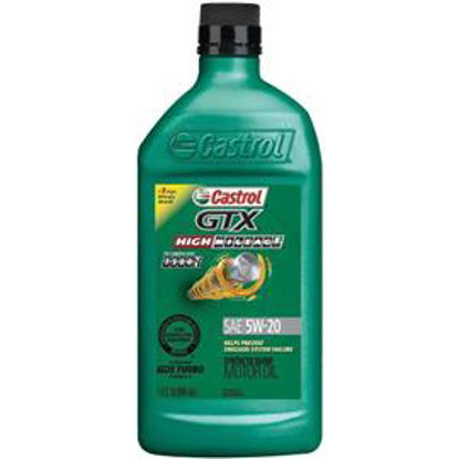 Picture of CASTROL GTX HIGH MILEAGE 5W20 1QT 6CT