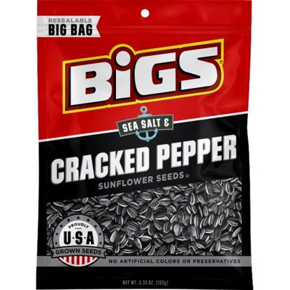 Picture of BIGS SUNFLOWER SEEDS CRACKED PEPPER 5.35OZ