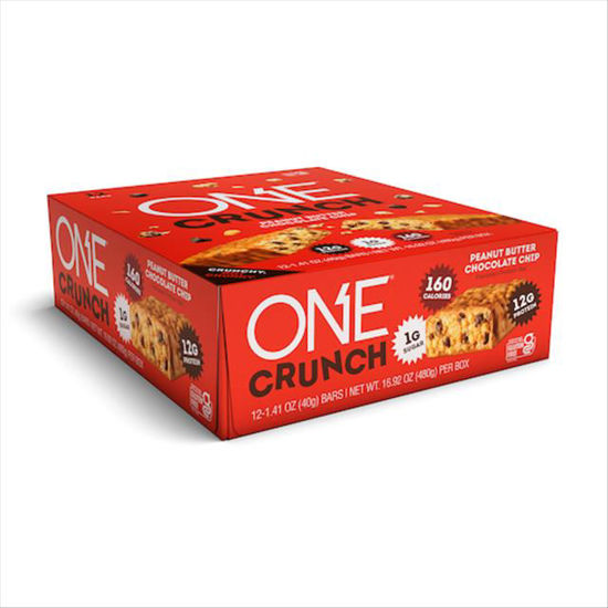 Picture of ONE CRUNCH PEANUT BUTTER CHOCOLATE CHIP 12CT