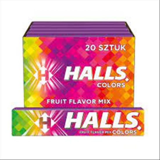 Picture of HALLS FRUIT FLAVOR MIX COLOR 20CT