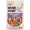 Picture of SNAK CLUB SOUR GUMMY WORMS .5OZ