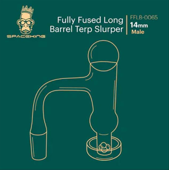 Picture of SPACEKING FULLY FUSED LONG BARREL TERP SLURPER 14MM