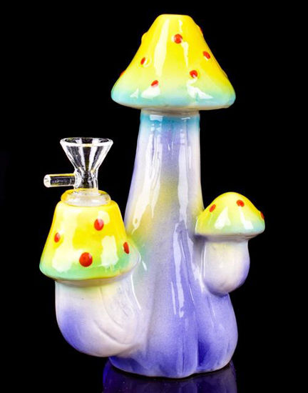 Picture of MUSHROOM DESIGN BONG PIPE MEIUM