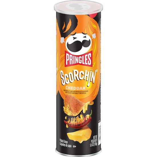 Picture of PRINGLES SCORCHIN CHEDDAR 5.57OZ