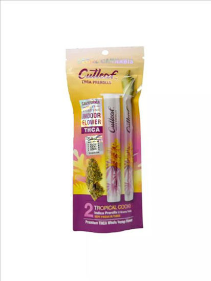 Picture of CUTLEAF TROPICAL COOKIES THCA INDICA PRE ROLLS 2CT