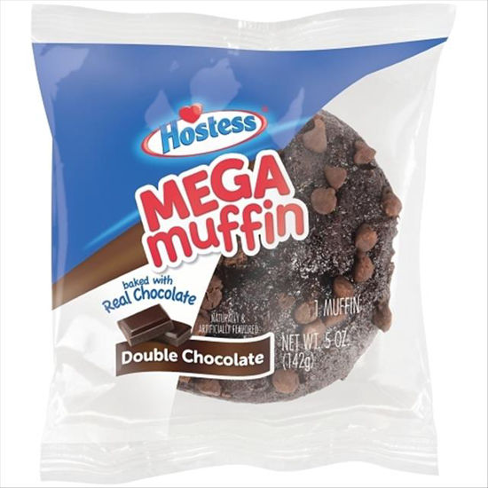 Picture of HOSTESS DOUBLE CHOCOLATE JUMBO MUFFIN 6 CT