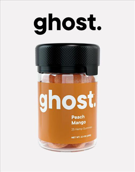 Picture of GHOST PEACH MANGO PHANTOM BLEND GUMMIES 2500MG 25CT