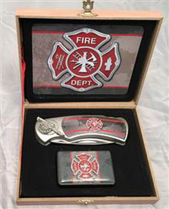 Picture of HOUSTON TEXAS LIGHTER AND KNIFE BOX