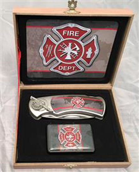 Picture of HOUSTON TEXAS LIGHTER AND KNIFE BOX