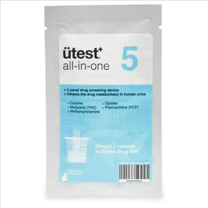 Picture of UTEST ALL IN ONE 5 DRUG SCREENING DEVICE