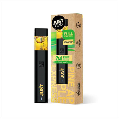 Picture of JUST CBD PINEAPPLE EXPRESS HYBRID DISPOSABLE 1500PUFFS 2ML