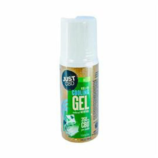 Picture of JUST CBD MENTHOL COOLING GEL PAIN RELIEF ROLL ON 350MG 3OZ