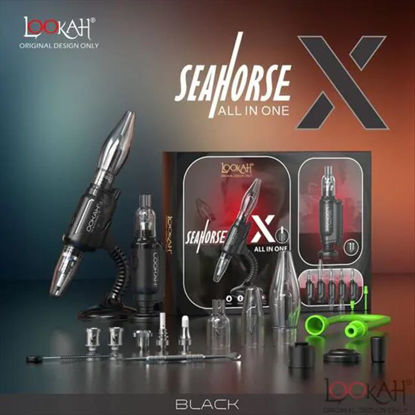 Picture of LOOKAH SEAHORSE X ALL IN ONE VAPORIZER BLACK