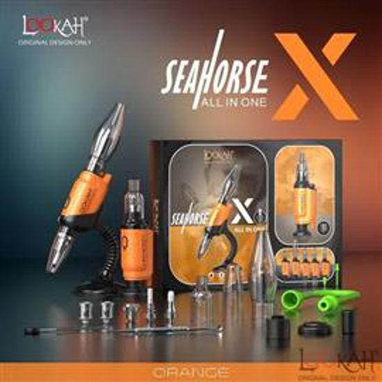 Picture of LOOKAH SEAHORSE X ALL IN ONE VAPORIZER ORANGE