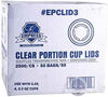 Picture of EMPRESS CLEAR PORTION LIDS 4-5.5OZ 2500CT