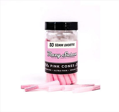 Picture of BLAZY SUSAN PINK CONES 53MM JAR 50CT 