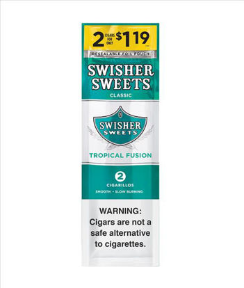 Picture of SWISHER SWEETS TROPICAL FUSION 2 FOR 1.19