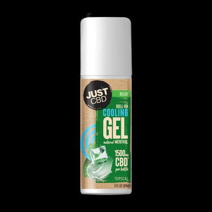 Picture of JUST CBD NATURAL MENTHOL COOLING GEL ROLL ON 1500MG 3OZ