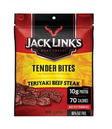 Picture of JACK LINKS TENDER BITE TERIYAKI BEEF STEAK 3.25OZ