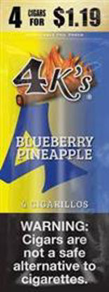 Picture of 4KINGS BLUEBERRY PINEAPPLE 4 FOR 1.19 15CT 4PK