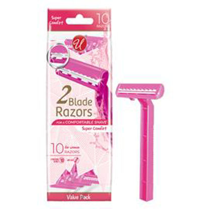 Picture of U LADIES 2 BLADE RAZORS 10CT