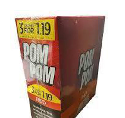 Picture of POM POM RED $3 FOR 1.19