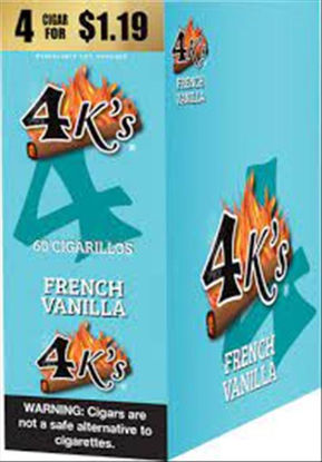 Picture of 4KINGS FRENCH VANILLA 4 FOR 1.19 15CT 4PK