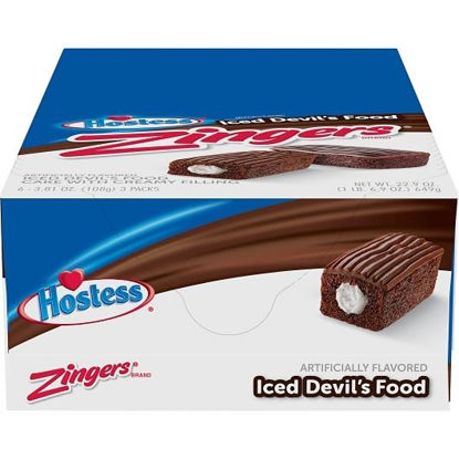 Picture of HOSTESS ZINGER CHOCOLATE 3.81OZ 6CT