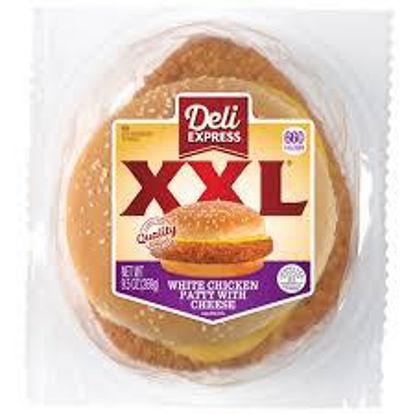 Picture of DELI EXPRESS XXL BREADED WITH CHICKEN PATTY WITH CHEESE 9.5 OZ