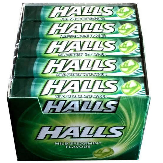 Picture of HALLS COUGH DROPS MILD SPEARMINT  20CT