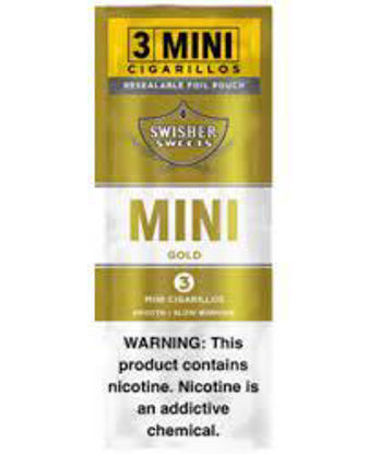 Picture of SWISHER SWEETS MINI GOLD 3PK